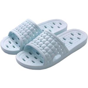 Generic Shower Shoes Quick Dry Non-Slip Bathroom Slippers Shower Sandals for Men Women Dorm Home Slides, Light Blue, 6.5-7 Women/5.5-6 Men