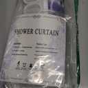 RnnJoile Purple Shower Curtains Lavender Bath Curtain Lilac and Gray Bathroom Decor for Country Farmhouse with Hooks 72" x 72"