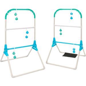 Wild Sports Folding Ladderball Set - Lightweight and Portable Outdoor Game - Includes 6 Bolos