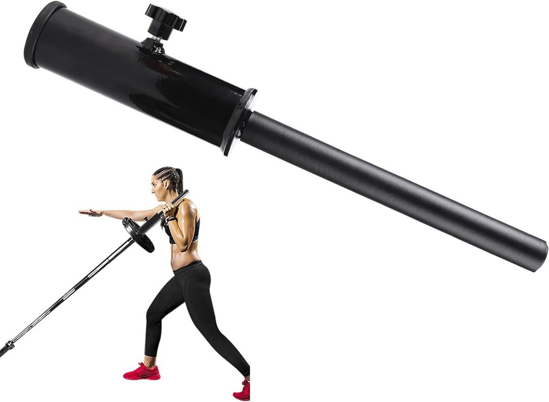 Straight Bar Landmine Handle Attachment for 2-Inch Olympic Barbell, Home Gym Strength Training Equipment, Viking Press Landmine Handle Attachment for Deadlift Squat, Single Arm Row, Press Workout