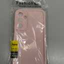Puxicu Slim Case for Samsung Galaxy A25 5G, Enhanced Camera Protection, Shockproof Skin-Friendly Touch Soft Case Cover for Samsung Galaxy A25 Phone, Light Pink
