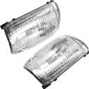 EATAKWARD 2 PCS Wing Mirror Left Driver & Right Passenger Side Turn Signal Light Indicator Lamp Lens Cover Replacement for Ford Transit T150 250 350 2015-2021 MK8 2014 Onwards Replace# 1847387 1847389