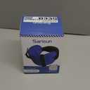 SARISUN Travel Pillows for Airplanes, Airplane Pillow for Long Flight, Airplane Head Strap with Eye Mask for Sleep, Travel Neck Pillow for Car Road Trip, 360 Support Headrest, Stop Bobblehead, Black