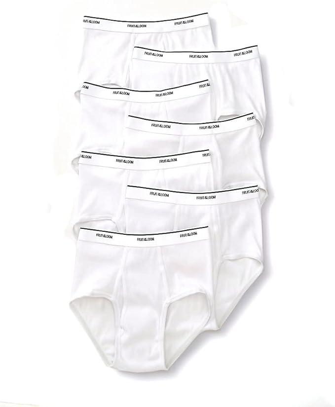 Fruit of the Loom Men's Basic White Brief Multipack L (9 Pack)