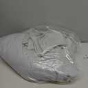 EMME Muslin Cotton Duvet Cover Set Light Grey Queen Size Linen Like Soft Breathable Lightweight Summer Comforter Cover Set with Zipper Closure (Light Grey, Queen, 90"x90")