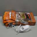 Electric Heated Blanket Throw 50" x 60" Soft Dual-Sided Flannel Fast Heating 12 Heat Levels 112H Timer & Overheat Protection & Auto Shut-Off & Machine Washable (Orange)