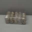 Clear Plastic Christmas Ball Ornaments, 30ct 2.36 Inch Champagne Balls for Tree Decoration - Shatterproof for Holiday Wedding Party Gifts