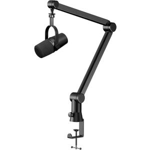 Mic Boom Arm Stand Compatible with Shure SM7B, MV7, Blue Yeti Mic, Fifine microphone, HyperX QuadCast Mic and Most Microphones, Premium Microphone Arm by YOUSHARES