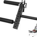 Power Rack Mounted Leg Extension and Curl Machine  1.02in & 0.71in Hole Compatible, 8-Position Adjustable Seated Leg Trainer with 175lbs Capacity, Squat Rack Attachment