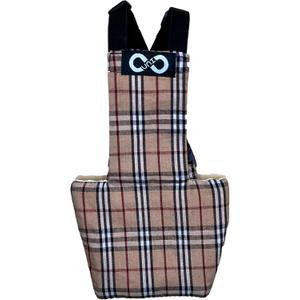 Chicken Diapers Duck Diaper Diaperalls for Hens, Roosters, Ducks, Ducklings - Reusable, Adjustable by Uni Infinity (British Plaid, Duck Small, 1, Count)