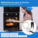 Upgrade MEE61841401 Gas Range Oven Igniter, for LG Oven Igniter Replacement(LRG, LSS, LDG, LSG, LTG), for LG Gas Ranges Igniter, Replaces MEE61841403 MEE63084901 Oven Igniter for Gas Stove.
