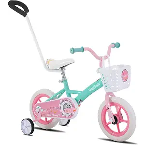 JOYSTAR Voyager 10" Kids Bike for Boys & Girls Ages 1-3 Green