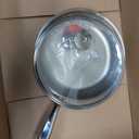 10.23 Inch Titanium Pans for Cooking, Large Family Size Titanium Frying Pan with Lid, 99.6% Titanium Non-Toxic Healthy Cookware, Induction Compatible & Oven Safe for Even Heating