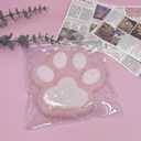 Cat Paw Squishy Big Fufu Squishies Giant Cat Paw Toy 5.5 Inch Large Paw Print Squishy Squeeze Toys Tangcii Pinch Family Silicone Stress Relief Cute Soft Sticky Toy for Adults Kids (Pink2)