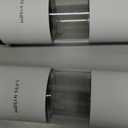 LARS NYSM Salt and Pepper Grinder Set Manual, Stainless Steel Salt and Pepper Mills with Adjustable Ceramic Grinder I Design Spice Shakers (Pure White)