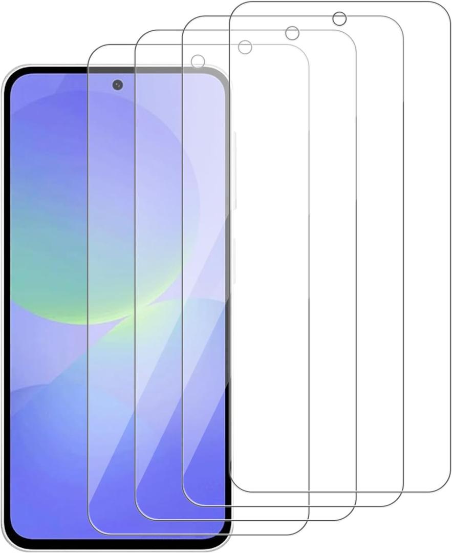 4 Pack Glass Screen Protector Compatible for samsung galaxy a36 5g / SM-A366E/DS [9H Hardness]-HD Screen Tempered Glass, Scratch Resistant,Easy Install [Case Friendly]