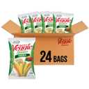 Sensible Portions Garden Veggie Snacks - Veggie Straws, Gluten Free, Snack Size Sea Salt, 1 Oz (Pack of 24) (EXP 10/20/26)