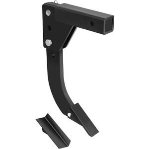 Hitch Mounted Trencher Fits 3 Point Hitch, Hitch Mounted Ripper for ATV/UTV Tractor, Heavy Duty Subsoiler, Adjustable 16" Trenching Shank Plow, Thicken Trench Digger with 2pcs Replaceable Teeth