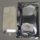 Temdan for iPhone 15 Pro Max Case Clear, [Compatible with Magsafe][Anti-Yellowing][Military-Grade Protection] Shockproof Slim Phone Sleeve Case for iPhone 15 Pro Max