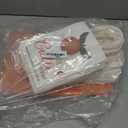 Engrowtic 50 Sets Little Cutie Baby Shower Favor Gift Bags - Orange With Handles and Tissue Paper - on the Way Decorations for Guests Return Gift