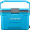 EchoSmile 20 Quart Insulated Cooler, Portable Hard Shell Ice Chest, Blue