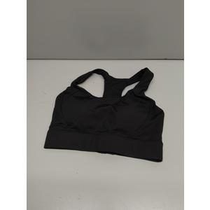 Sports Bras for Women High Support Racerback High Impact Sports Bra Push Up Women's Padded Workout Running Gym Yoga Tops (Large, Black)