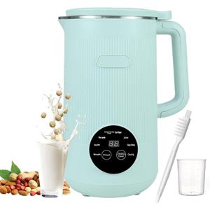 8-in-1 Automatic Soy Nut Milk Maker,40oz Soy Milk Maker for Homemade Almond,Oat,Soy Milk,Rice Paste,Complementary Food,Juice,Milk Maker Machine with Delay Start/Keep Warm/Self Clean/Boil Water (Green) 8-in-1 Automatic Soy Nut Milk Maker,40oz Soy Milk Maker for Homemade Almond,Oat,Soy Milk,Rice Paste,Complementary Food,Juice,Milk Maker Machine with Delay Start/Keep Warm/Self Clean/Boil Water (Green)