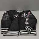Disney Nightmare Before Christmas Varsity Bomber Jackets for Boys Jack Skellington Coats, Size 6/7