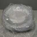 Stock Your Home Elegant Clear Plastic Bowls for Parties Small Disposable Bowl for Fancy Dinner or Cocktail Party, Soup and Salad, Thick and Sturdy