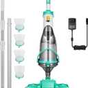 VIVOHOME Handheld Pool Vacuum 1110 GPH Suction Cordless Pool Cleaner 40W Powerful Motor Long-Run 60min Battery, Adjustable 9.12FT Pole for Above Ground & In-Ground Pools, Spas - Green