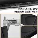 Muslogy Center Console Armrest Cover Fit for Toyota Camry 2018-2024 Accessories, Comfort Armrest Pad Console Lid Cushion Vegan Leather, Regular, Thick