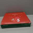 DoreenBow Christmas White Tree Collar Ring, 30'' Plush Gold Snowflake Sequin Tree Skirt, Christmas Artificial Tree Base Stand Cover, Xmas Tree Decorations Ornaments for Home Party Holiday 