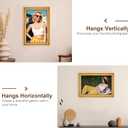 GULETHUN 11x17 Frame, Transitional Modern Design Picture Frames, Rustic Poster Frame for Home Decor, Gold Vintage Photo Frame, Horizontal or Vertical Display, Choose Size & Color, 11x17in