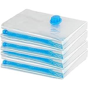 Vacuum Storage Bags, Works with Any Vacuum Cleaner,to Store Clothes and beddings,Could Save Your Space,dust-Free,Keep Away from Moisture (Medium 4(80X60) CM)