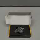 EZDIY-FAB PCIe 5.1 Adapter - 600W 12+4pin, 16pin 12VHPWR GPU Power Connector, 12V-2x6 GPU Adapter,180 Degree Right Angle - Compatible with RTX 3090Ti, 4070Ti, 4080, 4090 GPU - RVS Type, Black, 1 Pack