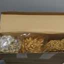 Geosar 600 Stems Dried Wheat Stalks for Decor Natural Wheat Grass Sheaves Bundle Farmhouse Artificial Flowers Arrangement for DIY Wedding Table Home Centerpieces Party Decorative (16 Inch)