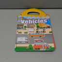 iGetooy 4 Sets Sticker Books for Toddlers 3+ Years, Jelly Reusable Sticker Book for Kids, Toddler Airplane Travel Essentials Toys for Kids