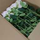 48 PCS Boho Roses Artificial Flowers - Fake Silk Floral with Long Stems Bulk for Table Centerpieces DIY Bouquet Arrangements Wedding Party Bridal Shower Vase Decorations