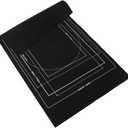 Generic Jigsaw Puzzle Storage Mat Roll Up Mat Puzzle Board Puzzle Keeper Puzzle Storage Mat Suitable for Up to 1500 Pieces Black
