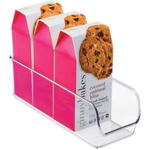 iDesign Linus Kitchen, Pantry, Refrigerator, Freezer Storage Container - Small, Clear