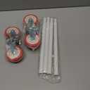 Hoctieon Large Laundry Cart with Wheels, 400L Heavy Duty Laundry Basket Organizer, Rolling Hamper Sorter for Clothes Storage, Industrial Dirty Clothes Hamper for Home & Hotel, Beige