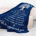 Givetoyou Boss Gifts (Pastor Blanket-Blue, 60"x50")