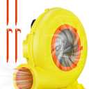 2HP Bounce House Blower for Inflatables, 1500W Powerful & Portable Fan Pump for Inflatable Bouncy Castle, Jumper, Bubble House, Water Slide