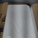 Art3d 24"x24" Smooth Drop Ceiling Tiles (48 Sq.Ft), 12-Pack 2ft x 2ft PVC Tiles for Home and Office, Waterproof and Reusable Plastic Ceiling, White