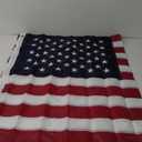 90*150cm Outdoor USA Flag US Waterproof Nylon Embroidered Stars Sewn Stripes Brass Grommets American Flags and Banners