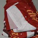 homyfort Christmas Chair Covers Set of 6 - Removable Washable Chair Back Covers for Dining Chairs, Holiday Party Decor for Families & Hosts (Red-02)