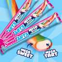 SweeTARTS Mega Filled Ropes Candy, Twisted Rainbow Punch, Sweet and Tart, 1.32 oz (Pack of 24) (EXP 09/07/26)