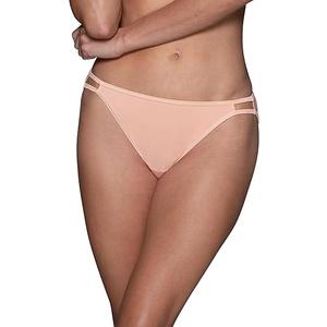 Vanity Fair Women's Illumination String Bikini Panty 18108, Rose Beige, Medium/6