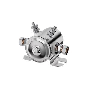 12Volt Solenoid Nickel-Plating 4 Terminal Max 200A for Golf Carts, Winch, Marine 12VDC SPST Solenoid Relay