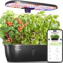 LETPOT LPH-Lite Hydroponics Growing System, 12 Pods Smart Herb Garden Kit Indoor, Indoor Garden, APP & WiFi Controlled, with 24W Growing LED, 5.5L Water Tank, Pump System, Automatic Timer